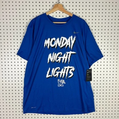 Camiseta Nike 1 centavo Memphis Tigers XL azul basquete Penny Dri PE treino nova com etiquetas - Imagem 1 de 4