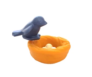 Playmobil Miniature Nest w/ eggs & blue bird - C15 - Picture 1 of 4