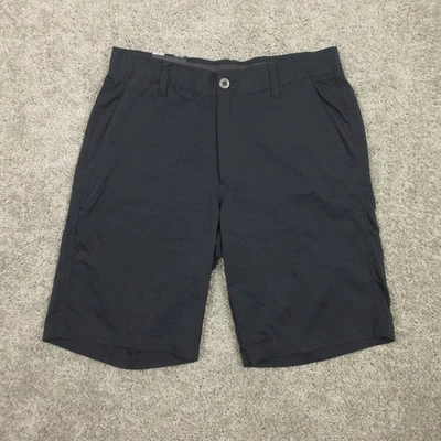 Under Armour Shorts Mens 32 Black Showdown Golf Chino Performance HeatGear NEW - Image 1 of 4