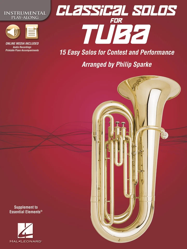 Classical Solos Tuba BC Easy Sheet Music Play-Along Song Book Online Media Audio - Image 1 of 1