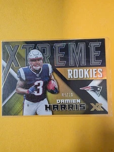 2019 Panini XR - Xtreme Rookies Damien Harris #X-12 Gold /10 (RC) - Picture 1 of 3