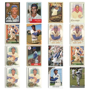 Ernie Banks Lot 16 Baseball Cards 2021 Topps Chrome Platinum Anniversary Cubs NM - Picture 1 of 18