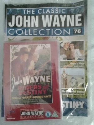 The Classic John Wayne Collection No 76: Riders Of Destiny: New DVD & Mag - Image 1 of 2