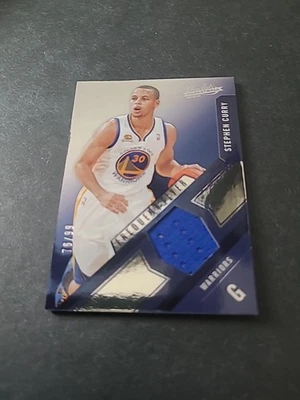 Stephen Curry 2012-13 Panini Absolute frequent Flyer Jersey #d 76/99 Card #9 - Image 1 of 3