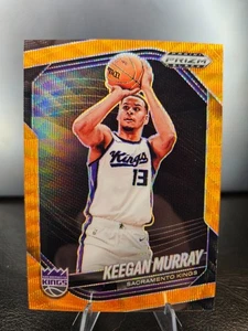 2024-25 Panini Prizm Black Keegan Murray Orange Wave Prizm /60 - Bild 1 von 2