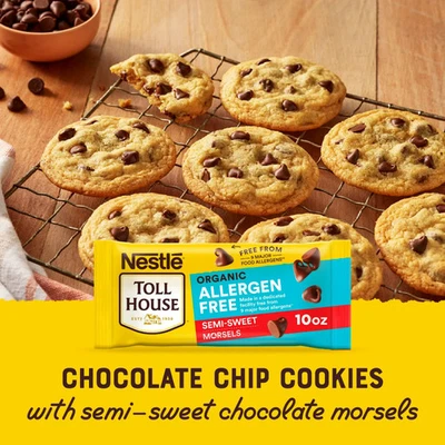 Nestle Toll House Organic Allergen Free Semi-Sweet Regular Chocolate Chips for C - Image 1 of 3