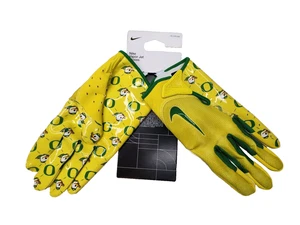 NEW Oregon DUCKS Football TEAM ISSUED Nike PROMO Vapor Jet GLOVES     Men's  3XL - Picture 1 of 3
