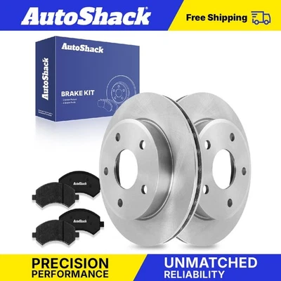 Front Brake Rotors Ceramic Pads for Mitsubishi Raider 2005-2011 Ram Dakota — 第 1/4 张图片