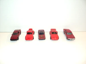 Konvolut 5 rote Autos Hot Wheels, Soma, neue Krone Vintage Spielzeug sehr gut Maßstab 1:64 - Bild 1 von 6