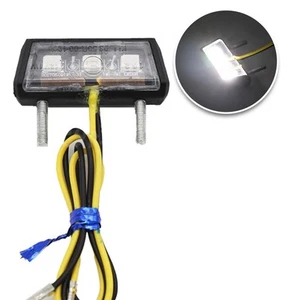 12V MiniMotorcycle LED License, Plate Light,Motorbike LED Rear Tail Number Light - Picture 1 of 12
