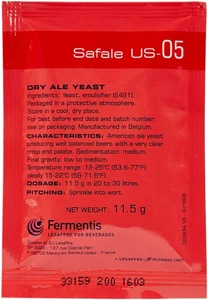 Safale U.S.-05 11, 5G Alta Fermentazione Lievito Di Birra Lievito Secco - Foto 1 di 12