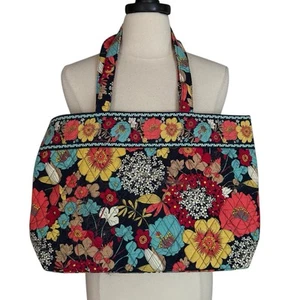 Bolso de Mano Vera Bradley East West Happy Snails Talla Grande 17 X 11 Excelente para Todos los Días - Imagen 1 de 9