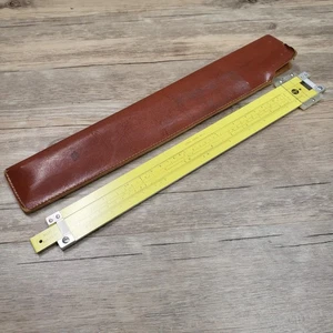 Pickett Slide Rule vintage modello 905-ES "A" Texas velocità 12" con fodero - Foto 1 di 4