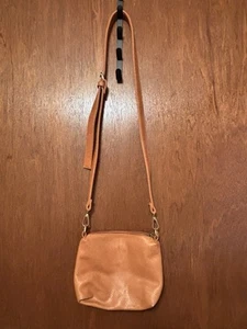 Tan Crossbody Purse. Charming Charlie brand.  Adjustable strap  - Picture 1 of 6
