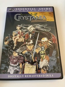 Legend Of Crystania: The Motion Picture (DVD, 2004, ADV Films) Anime Movie Rare - Picture 1 of 4
