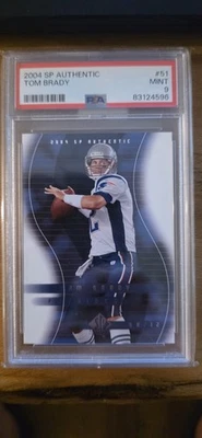 2004 SP Authentic - Tom Brady #51 PSA 9 MINT - Image 1 of 2