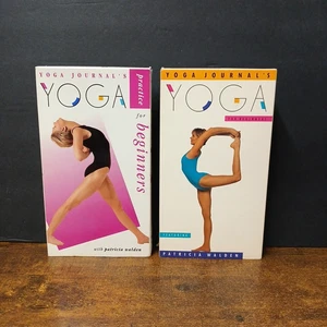 Yoga For Beginners VHS Tape Lot, Yoga Journal, Featuring Patricia Walden - Picture 1 of 5
