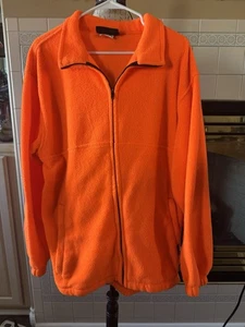 FIELD LINE HERREN BLAZE ORANGE JAGD FLEECE JACKE, GRÖSSE LARGE, REISSVERSCHLUSS - Bild 1 von 13