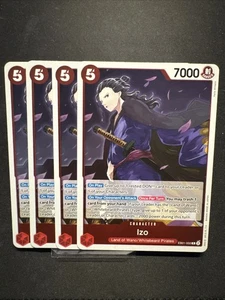 EB01-002 Izo Rare Foil Memorial Collection One Piece CCG x4 Playset Anglais - Photo 1 sur 1
