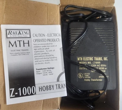 Transformador MTH Z-1000 40-1000 calibre O 100W Foto 1 de 3