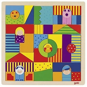 Goki 58659 Mosaic Puzzle, Farm, Mixed - Picture 1 of 2