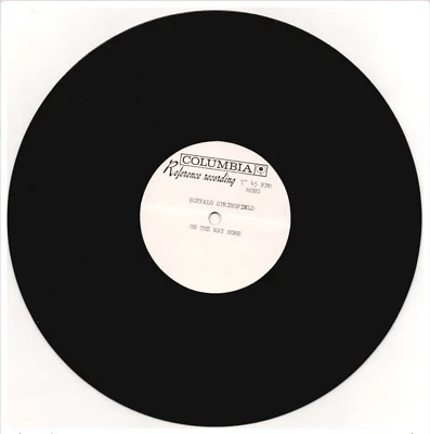 BUFFALO SPRINGFIELD - 10" ACETATE "On The Way Home" (Neil Young) COA & GUARANTEE - Image 1 of 3