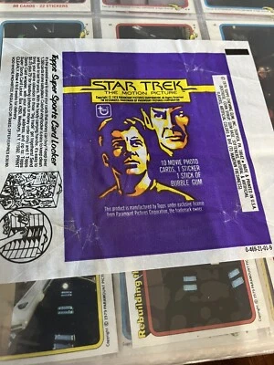 Vintage 1979 Star Trek The Motion Picture Movie Trading Card Set 88 Cards - Image 1 of 4