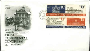 US FDC #1546a Blocco di 4 Artcraft Cachet Philadelphia, PA - Foto 1 di 1