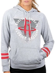 NBA Unk Women's Houston Rockets Varsity Stripe Pullover Hoodie Sweatshirt - Picture 1 of 3