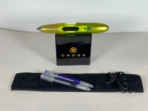 SALE CROSS ION SAFFRON-YELLOW GEL PEN w/QUICK CLIP #812-12 - Picture 1 of 6