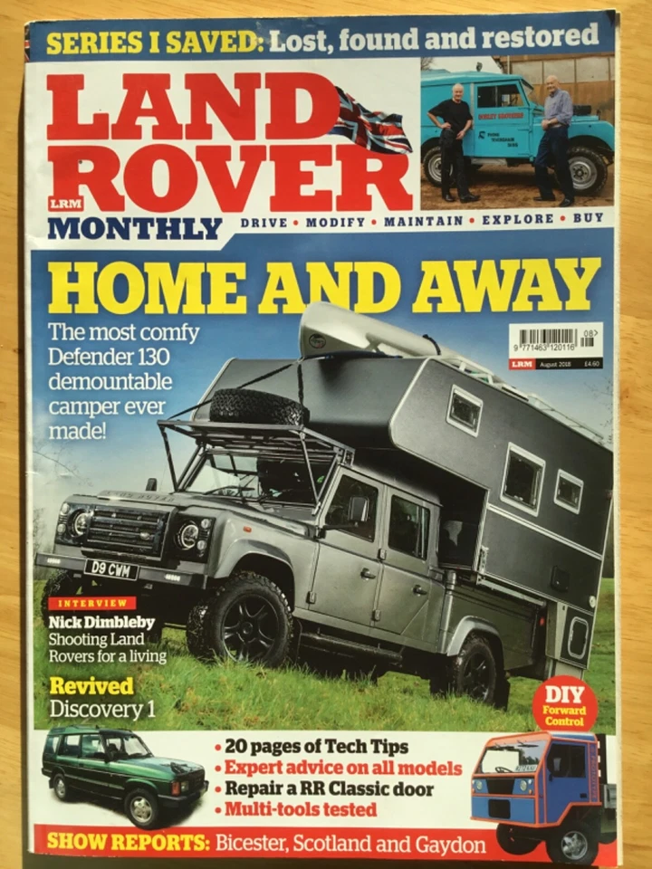 LAND ROVER MONTHLY - AUGUST 2018 - NICK DIMBLEBY - DISCOVERY 1 - Image 1 of 1