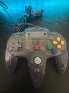 Mando Original Auténtico Nintendo 64 - Púrpura Atómico N64 OEM - Imagen 1 de 2
