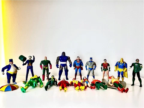 Vintage 1984 Kenner DC Super Powers Action Figures Lot of 16 Cover