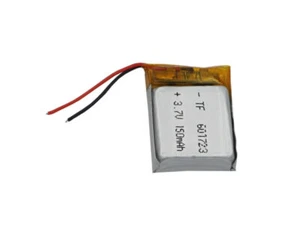 3.7V 150 mAh 0.555Wh Li Battery Li-ion 601723 For Glasses Driving Recorder Pen - Picture 1 of 2