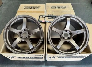 Rays Gramlights 57CR Bronze Wheel Rim 19" 19x9.5 19x10.5 5x114 for 370z Nissan Z - Picture 1 of 8