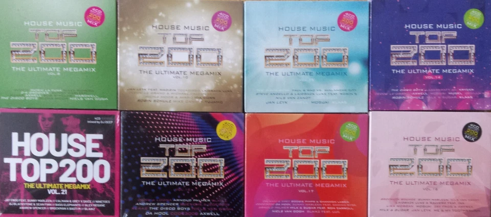 HOUSE MUSIC TOP 200 = VERSCHIEDENE VOLUMES ZUR AUSWAHL = ULTIMATE MEGAMIX HOUSE! - Bild 1 von 1