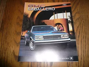 GMC Caballero Verkaufsprospekt 1984 - Vintage - Bild 1 von 5