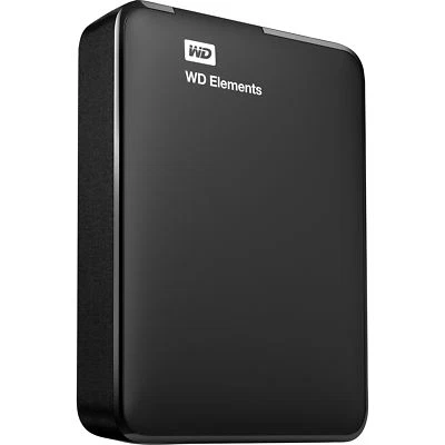 WD Elements Portable 2 TB, Festplatte, schwarz - Bild 1 von 4