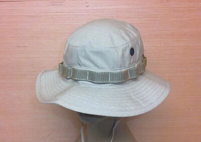 USGI Desert Tan Khaki Hot Weather Ripstop Jungle Boonie Sun Hat Cap All Sizes - Image 1 of 4