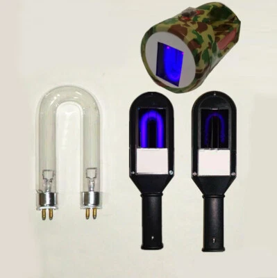 8W 254nm SW Shortwave UV Tube for Fluorescent Minerals Rocks Ultraviolet Lamps - Image 1 of 2