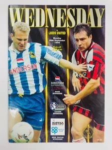 1994/95 SHEFFIELD WEDNESDAY V LEEDS UNITED 26-09-1994 PREMIER LEAGUE - Foto 1 di 1