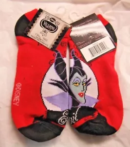 1 par de calcetines de tobillo Disney Malificent para niños talla 9-11 - Imagen 1 de 1
