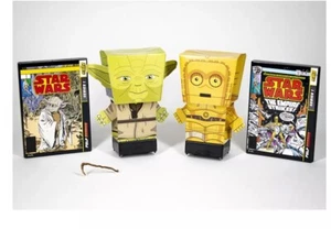 Pulp Heroes Snap Bots Pull Back Star Wars 3D Figure 2-Pack Yoda & C-3PO - Picture 1 of 5