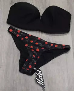 MIX & MATCH BANDEAU GEPOLSTERT HOHES BEIN BIKINI SET GRÖßE UK 6 D CUP C4 - Bild 1 von 3