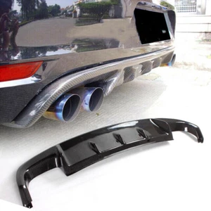For Volkswagon VW Golf 6 VI GTI 2010-13 Carbon Rear Bumper Diffuser Lip Spoiler - Picture 1 of 12