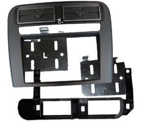 MASCHERINA RADIO 2 DIN FIAT GRANDE PUNTO KIT PER RADIO EURO E CINESE - ANTRACITE - Foto 1 di 1