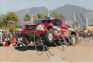 ARI VATANEN HANDSIGNIERTES NISSAN 6 X 4 FOTO RALLYE CHAMPION. - Bild 1 von 1