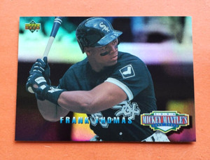 Frank Thomas, 1994 Upper Deck, Mickey Mantle's Long Shots Foil Insert #MM-18