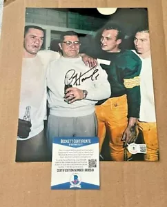 PAUL HORNUNG SIGNED GREEN BAY PACKERS 8X10 PHOTO BECKETT CERTIFIED - Picture 1 of 1