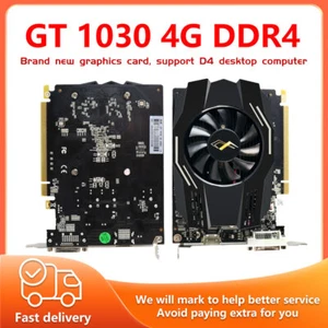 New GT 1030 4GB DDR4 Video Card AMD HD6770 4GB Graphics Cards - Picture 1 of 14